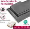 DecoHomeTextil Heimtextilmanufaktur Bettwäsche Set Bettgarnitur mit Reißverschluss Polycotton Uni Bild 4