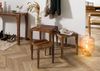 Beistelltisch 3er-Set Sheesham 50x50 / 40x40 / 31,5 x34 dunkelbraun lackiert ANCONA #251 Bild 3