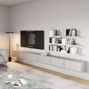 Selsey 'Framme' Hängendes TV-Board mit sechs Klappen 300 cm, Kaschmirgrau Bild 3