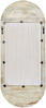 Wandspiegel BRIANT 56 cm 130 cm Holz Weiß Bild 4