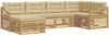 vidaXL Outdoor-Sofagarnitur mit Kissen 6 pcs Weiß und Beige Polyester 3390783 Bild 2