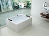PureHaven Whirlpool 180x142 cm Heizung Reinigungsprogramm & Lichttherapie Wasserfall Bluetooth-fähiges Soundsystem Bild 3