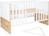 Babymöbel-Sparset »Maxim« 2-teilig, Wickelkommode, Kinderbett, Artisan Oak / Kreideweiß, Arthur Berndt Bild 5
