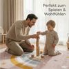 Jimri Kinderteppich DOT´S Teppiche für Kinderzimmer, Kinderzimmerteppich, Teppich, Rund, Regenbogen Bild 3