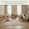 Jimri Kinderteppich DOT´S Teppiche für Kinderzimmer, Kinderzimmerteppich, Teppich, Rund, Regenbogen Bild 2