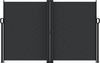 vidaXL Seitenmarkise Ausziehbar Schwarz 160x600 cm 4004624 Bild 3