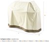 Lumaland Grillabdeckung Grill Abdeckhaube 152,4 x 63 x 125 cm - Wasserdicht - Reißfestes Gewebe Oxford 600D 280 g/m² - Abdeckplane für Gasgrill BBQ - Wetterfest, UV-beständig, Ganzjahr - in Beige Bild 4