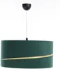BPS Koncept 01A-003-30 Hängeleuchte SWING Velourss auf PVC-Basis grün, gold 1xE27 60W H:102 Ø30cm dimmbar Bild 5