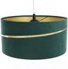 BPS Koncept 01A-003-30 Hängeleuchte SWING Velourss auf PVC-Basis grün, gold 1xE27 60W H:102 Ø30cm dimmbar Bild 2