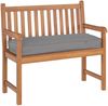 vidaXL Kissen Grau 110 x 40 x 8 cm Oxford-Stoff 42001629 Bild 2