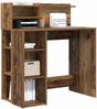 vidaXL Schreibtisch mit Regal Altholz 90 x 48 x 101,5 cm Holzwerkstoff 869528 Bild 3