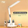 wohnTRAUM24 LED Schreibtischlampe LED Schreibtischlampe Tischlampe Dimmbar Touch Leselampe 3-Farbige, LED fest integriert, warmes Licht, neutralweißes Licht, weißes Licht, Touch-Steuerung, tragbar, faltbar,Augenschutz, Nachttischlampe Bild 2