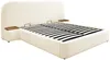 Vente-unique - ESTERIA Bett Stoff Weiß - B 224 cm x H 120 cm x L 252 cm Bild 3