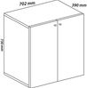 VCM Büroschrank Lona 912682 Sonoma-Eiche (Sägerau) B. 70 x H. 74 x T. 40 cm Bild 3