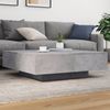 Couchtisch, Sofatisch Betongrau 100x100x31 cm Holzwerkstoff Bild 2