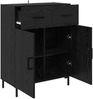 vidaXL Sideboard Schwarz Eichen-Optik 69,5 x 34 x 90 cm Holzwerkstoff 882283 Bild 5