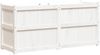 vidaXL Pflanzkübel Weiß 150x50x70 cm Massivholz Kiefer 837490 Bild 2