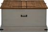 vidaXL Truhe HALDEN Grau 91x91x47 cm Massivholz Kiefer 4018407 Bild 4