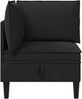 vidaXL Ecksofa mit Stauraum Schwarz Samt 42027093 Bild 5