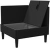 vidaXL Ecksofa mit Stauraum Schwarz Samt 42027093 Bild 4