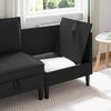 vidaXL Ecksofa mit Stauraum Schwarz Samt 42027093 Bild 3