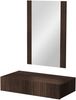 Schminktisch Trigev mit Schublade (Farbe: Nuss Warmia) Bild 3
