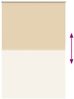 vidaXL Verdunkelungsrollo Beige 165x230 cm Stoffbreite 161,6 cm 4010829 Bild 5