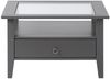 Couchtisch Provence 1 Gris Grau Massivholz Bild 2
