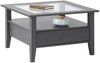 Couchtisch Provence 1 Gris Grau Massivholz Bild 3