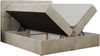 Polsterbett Kunstlederbett mit Bettkasten, Stauraumbett - ERNI - 160x200cm - Beige Velours - H4 Bild 4