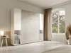 Vente-unique - RAPILI Bett Holz, Platte BeigeWeiß - B 50 cm239,2 cm x H 225,2 cm x L 259 cm Bild 2