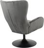 HELA Loungesessel SAMOS (1-St), Sessel,drehbar,Trompetengestell,Microfaser Breitcord,Armlehnen Bild 3