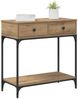 vidaXL Konsolentisch Artisan-Eiche 75 x 34,5 x 75 cm Holzwerkstoff 871297 Bild 3