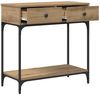 vidaXL Konsolentisch Artisan-Eiche 75 x 34,5 x 75 cm Holzwerkstoff 871297 Bild 5