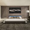 HOME DELUXE LED Bett mit Schubladen NUBE - 200 x 200 cm ohne Matratze Dunkelgrau Bild 4