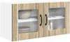 vidaXL Wandglas-Schrank PORTO Sonoma-Eiche 80 x 31 x 40 cm 885297 Bild 3