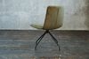 KAWOLA Stuhl NEW CHARME Drehstuhl Esszimmerstuhl Velvet oliv 87 x 66 x 52 cm Bild 5