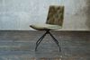KAWOLA Stuhl NEW CHARME Drehstuhl Esszimmerstuhl Velvet oliv 87 x 66 x 52 cm Bild 2