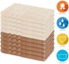Lavea Gästehandtücher 30x50 cm, 10er Set Gästehandtuch, Elena-Frottee Handtuch, Gästetuch, (Set, 10-St), 500 g/m² Frottier, weich & saugstark, pflegeleicht Bild 2