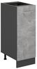 Apothekerschrank R-Line Beton 30 cm ohne Arbeitsplatte Vicco Bild 5