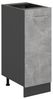 Apothekerschrank R-Line Beton 30 cm ohne Arbeitsplatte Vicco Bild 4