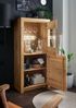 Highboard >WZ-0169< (BxHxT: 65x141,2x40 cm) in natur geölt - 65x141,2x40 (BxHxT) Bild 4
