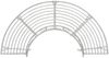 vidaXL Baumbank 4-Sitzanzahl 160 x 80 x 89 cm Stahl Antik Weiß 42029504 Bild 2