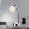 LED Tischleuchte mit Glaskugel Lampenschirm ELLIOTT Bild 2