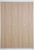roba Zimmerset 'Gabriella' - 3-teilig - Gitterbett 70 x 140 cm - Schrank 3-türig - Weiß / Eiche Bild 5