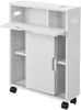 Badezimmerschrank Kempele Nischenschrank 67x52x17 cm Weiß [en. casa] Bild 4