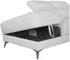 Vente-unique - Relaxsofa Ecksofa Leder elektrisch - Ecke Links - Elfenbein - PASCALINE Bild 4