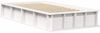 vidaXL Bettrahmen Weiß 100 x 200 cm Massives Kiefernholz 3385731 Bild 4