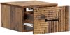 vidaXL Wandmontierter Nachttisch 2 pcs Altholz 34,5 x 33 x 20 cm 898612 Bild 4