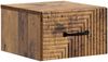 vidaXL Wandmontierter Nachttisch 2 pcs Altholz 34,5 x 33 x 20 cm 898612 Bild 3